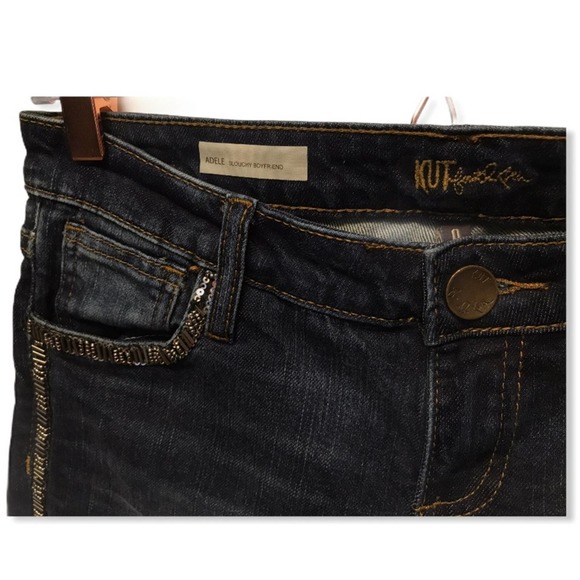 Kut From The Kloth | Jeweled Adele Slouchy BF Jean - Picture 4 of 9